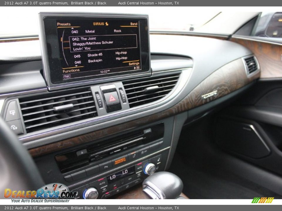 2012 Audi A7 3.0T quattro Premium Brilliant Black / Black Photo #20