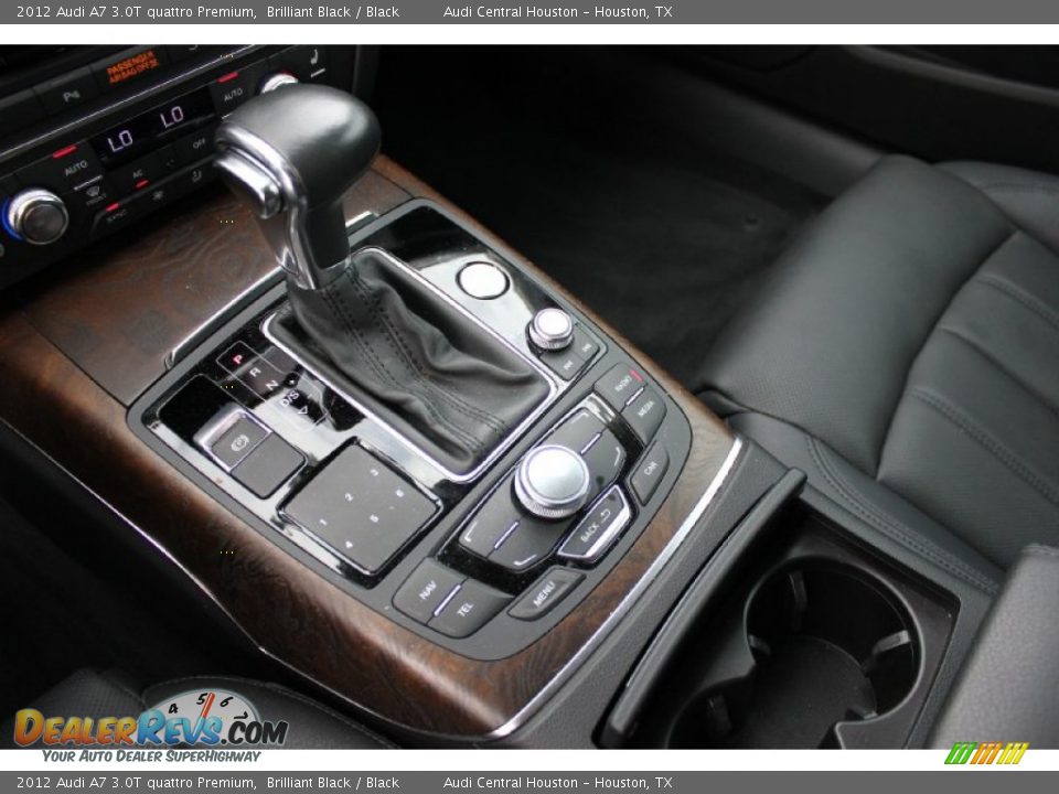 2012 Audi A7 3.0T quattro Premium Brilliant Black / Black Photo #21