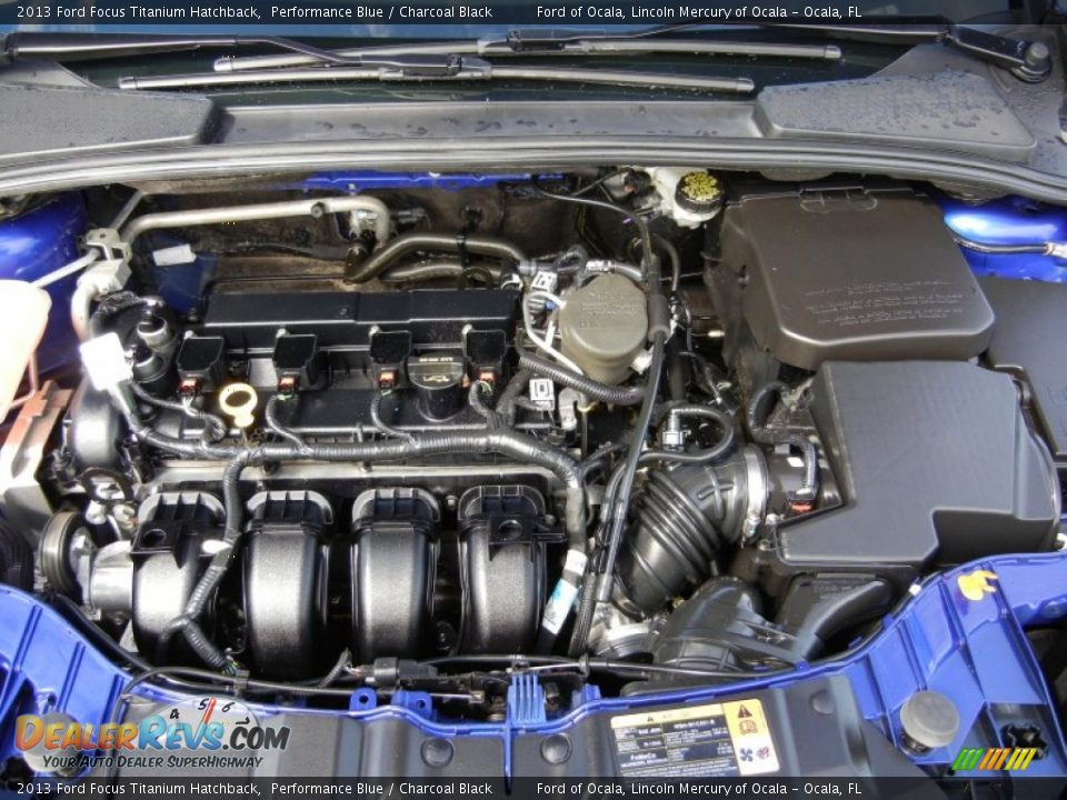 2013 Ford Focus Titanium Hatchback Performance Blue / Charcoal Black Photo #27
