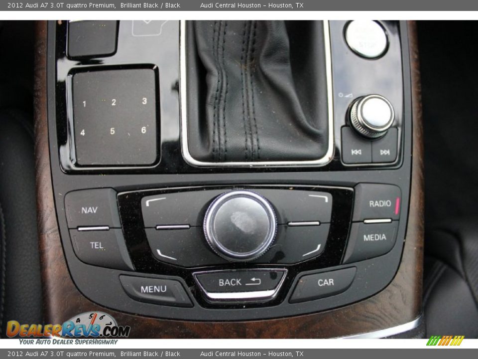 2012 Audi A7 3.0T quattro Premium Brilliant Black / Black Photo #24