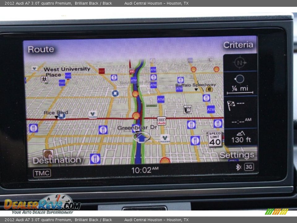 2012 Audi A7 3.0T quattro Premium Brilliant Black / Black Photo #25