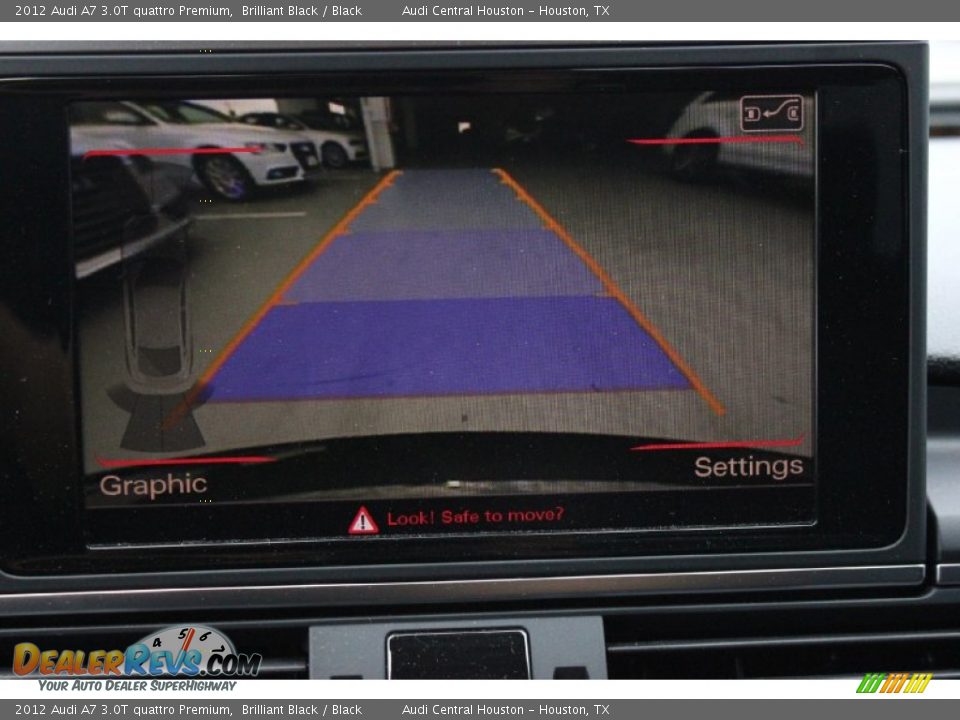 2012 Audi A7 3.0T quattro Premium Brilliant Black / Black Photo #26