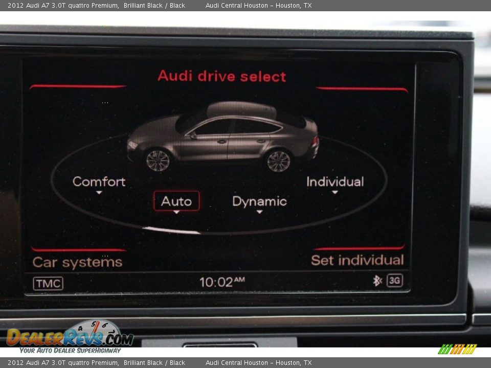 2012 Audi A7 3.0T quattro Premium Brilliant Black / Black Photo #29