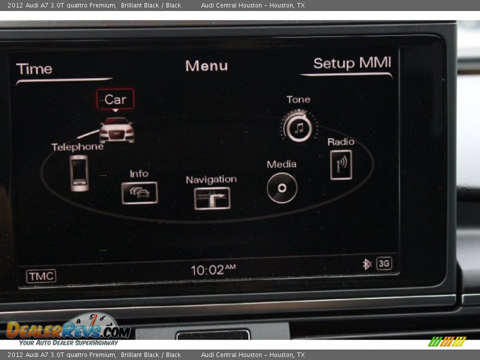 2012 Audi A7 3.0T quattro Premium Brilliant Black / Black Photo #30