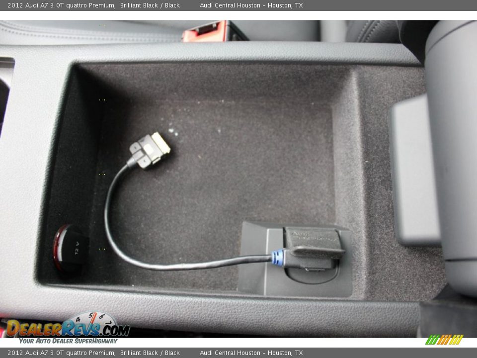 2012 Audi A7 3.0T quattro Premium Brilliant Black / Black Photo #34
