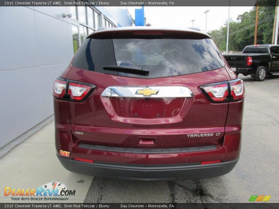 2015 Chevrolet Traverse LT AWD Siren Red Tintcoat / Ebony Photo #5