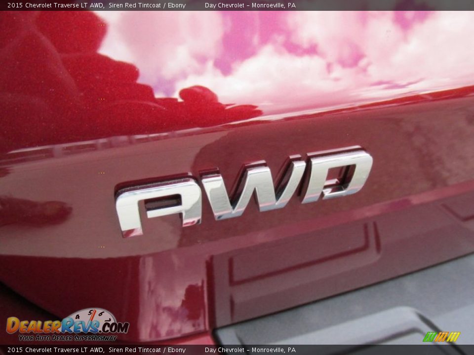 2015 Chevrolet Traverse LT AWD Siren Red Tintcoat / Ebony Photo #7