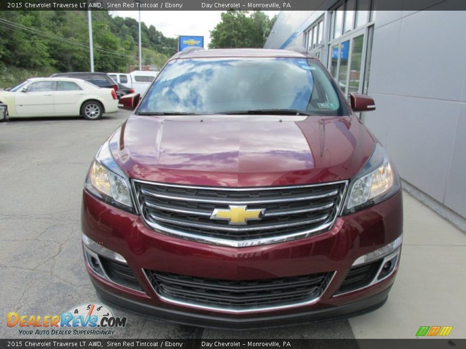 2015 Chevrolet Traverse LT AWD Siren Red Tintcoat / Ebony Photo #9