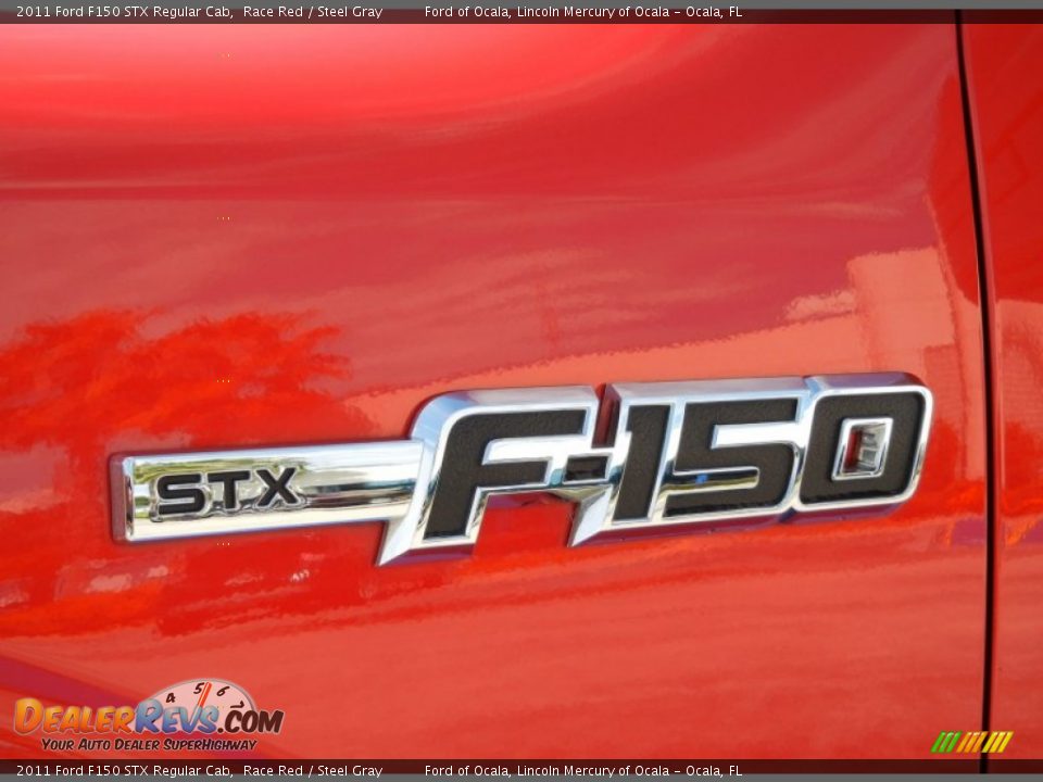 2011 Ford F150 STX Regular Cab Race Red / Steel Gray Photo #12