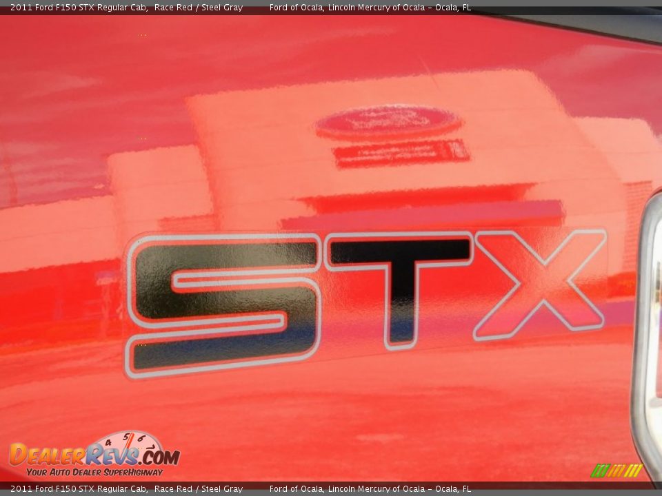 2011 Ford F150 STX Regular Cab Race Red / Steel Gray Photo #13