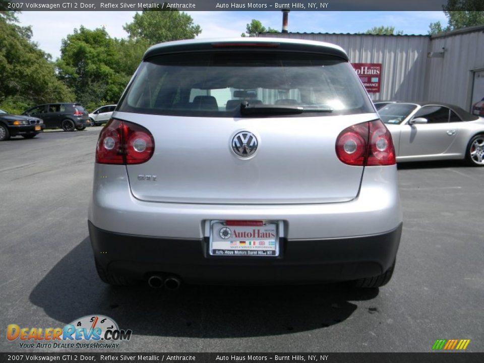 2007 Volkswagen GTI 2 Door Reflex Silver Metallic / Anthracite Photo #4