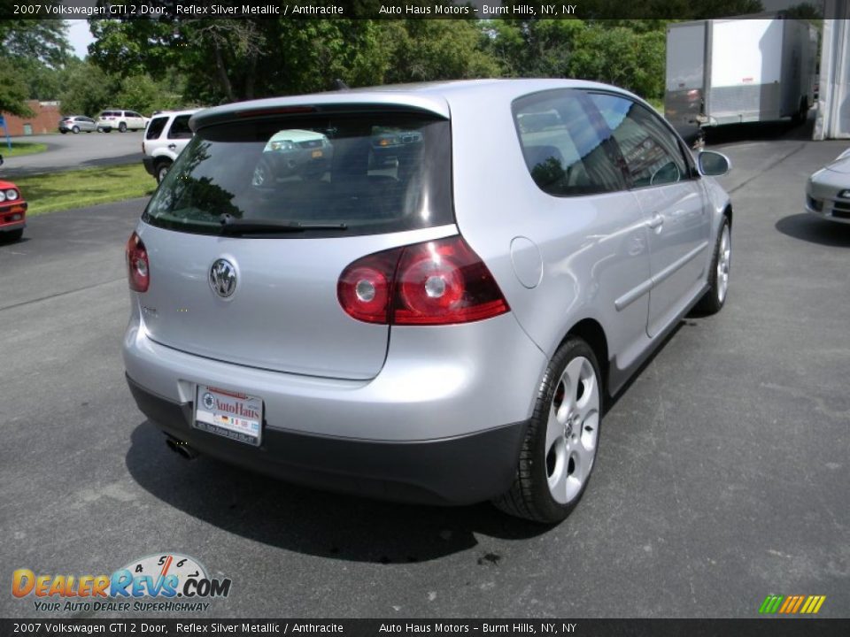2007 Volkswagen GTI 2 Door Reflex Silver Metallic / Anthracite Photo #5