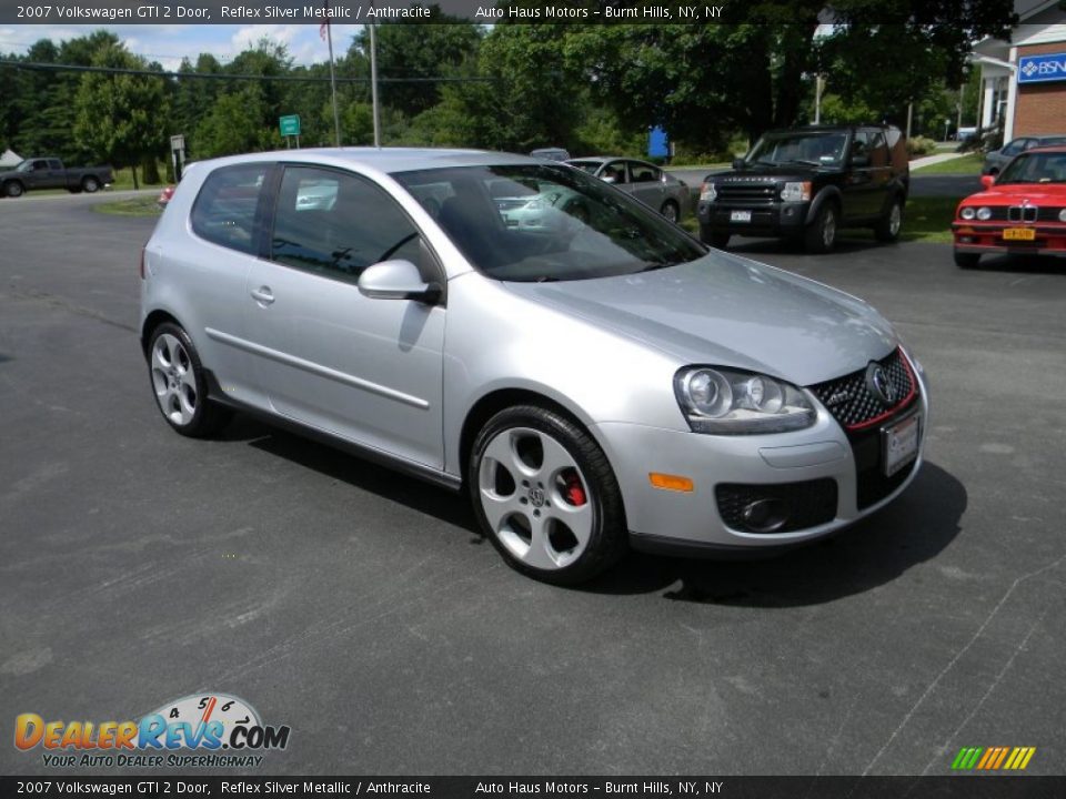 2007 Volkswagen GTI 2 Door Reflex Silver Metallic / Anthracite Photo #7