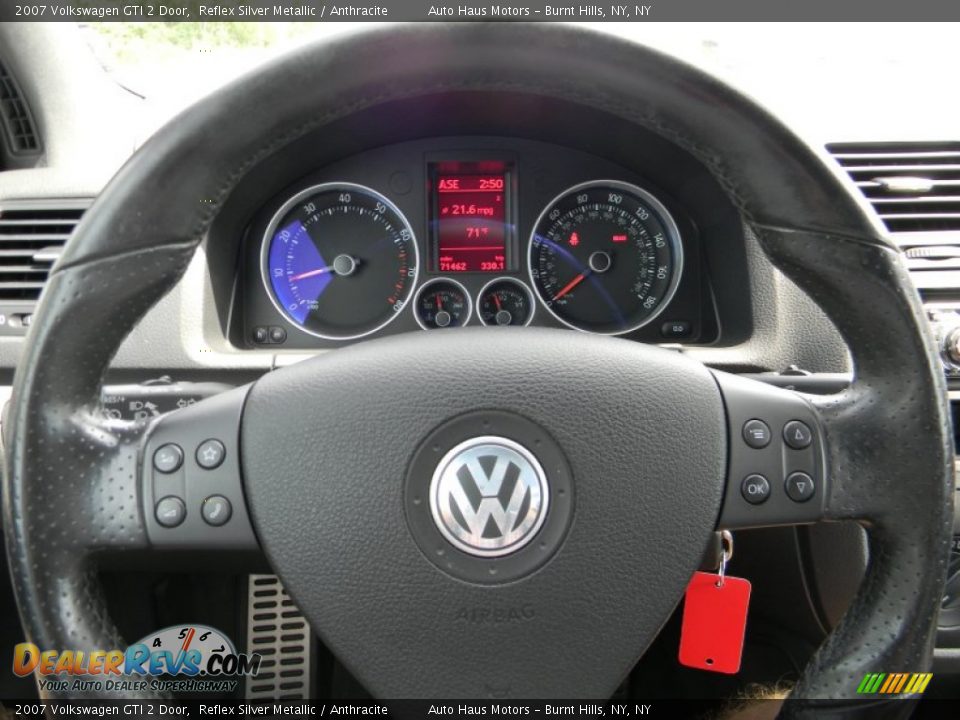 2007 Volkswagen GTI 2 Door Reflex Silver Metallic / Anthracite Photo #9