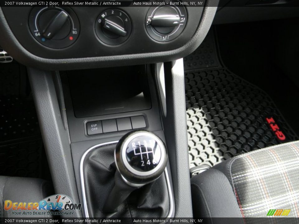 2007 Volkswagen GTI 2 Door Reflex Silver Metallic / Anthracite Photo #11