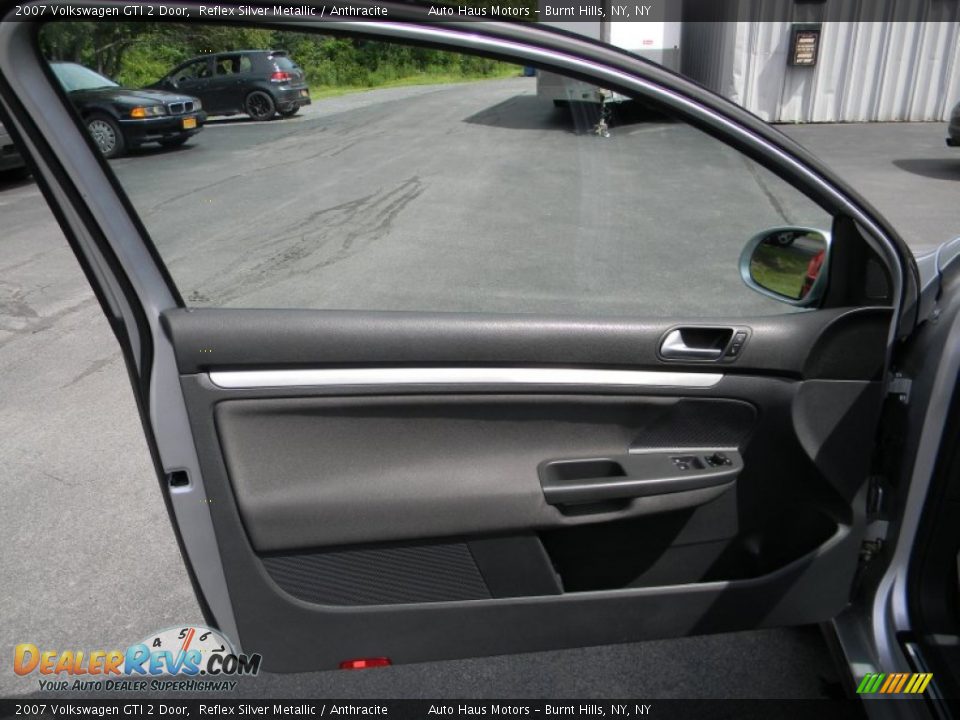 2007 Volkswagen GTI 2 Door Reflex Silver Metallic / Anthracite Photo #17