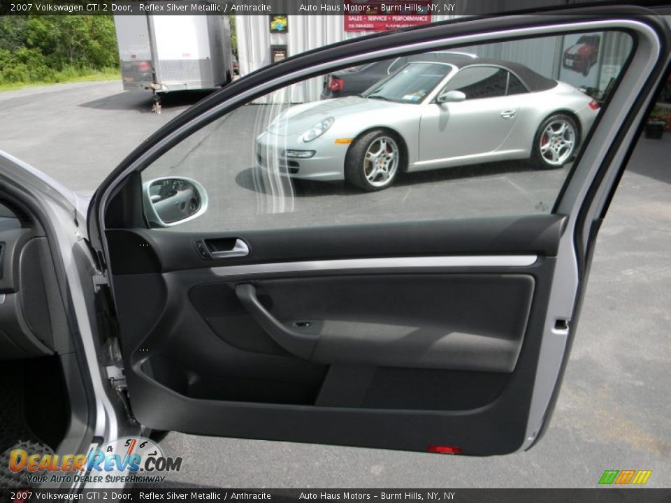 2007 Volkswagen GTI 2 Door Reflex Silver Metallic / Anthracite Photo #18