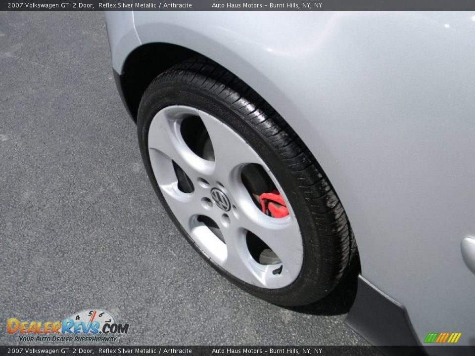 2007 Volkswagen GTI 2 Door Reflex Silver Metallic / Anthracite Photo #24
