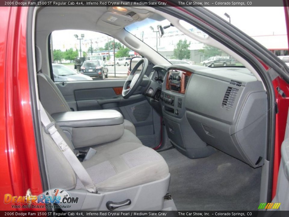2006 Dodge Ram 1500 ST Regular Cab 4x4 Inferno Red Crystal Pearl / Medium Slate Gray Photo #6