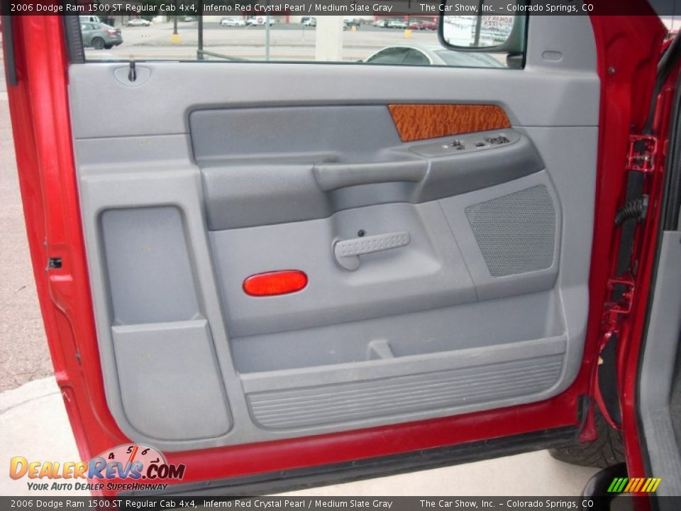 2006 Dodge Ram 1500 ST Regular Cab 4x4 Inferno Red Crystal Pearl / Medium Slate Gray Photo #17