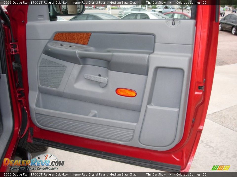 2006 Dodge Ram 1500 ST Regular Cab 4x4 Inferno Red Crystal Pearl / Medium Slate Gray Photo #18