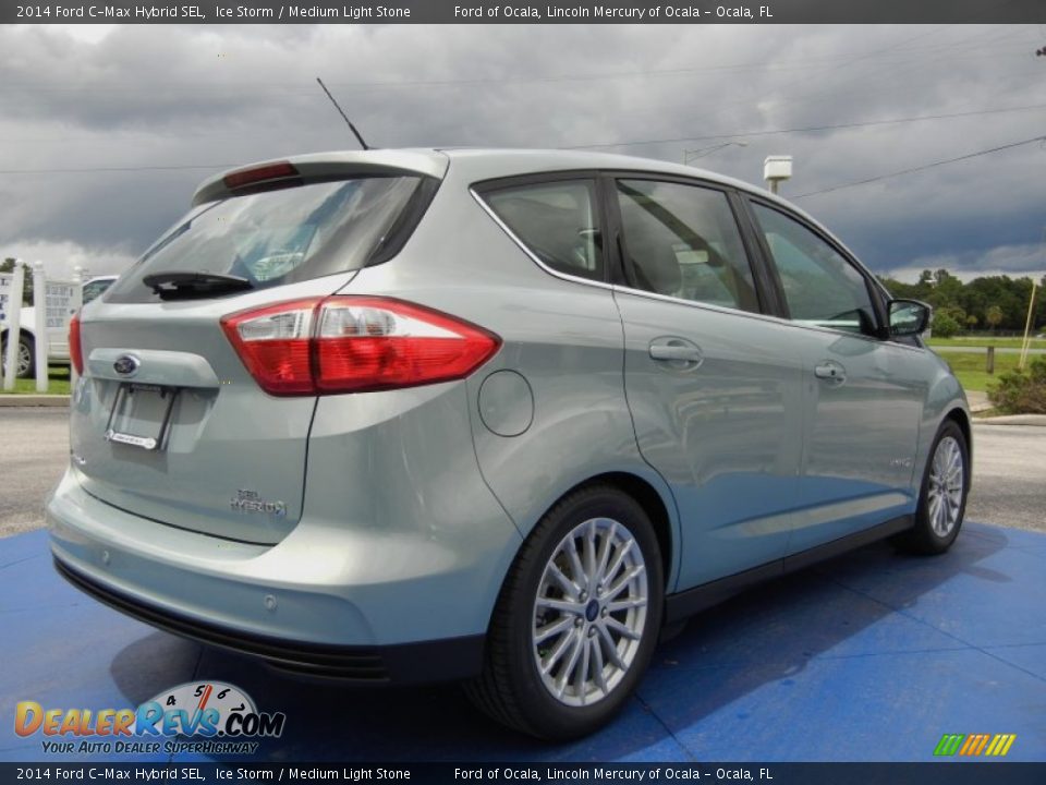2014 Ford C-Max Hybrid SEL Ice Storm / Medium Light Stone Photo #3
