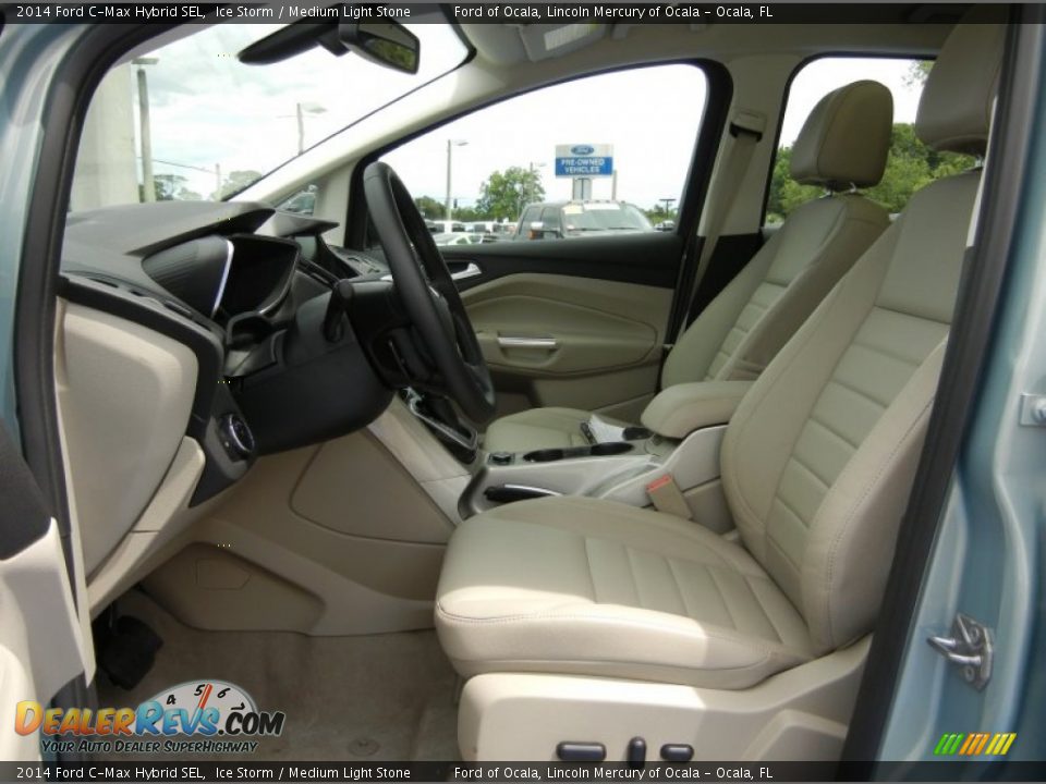 2014 Ford C-Max Hybrid SEL Ice Storm / Medium Light Stone Photo #7