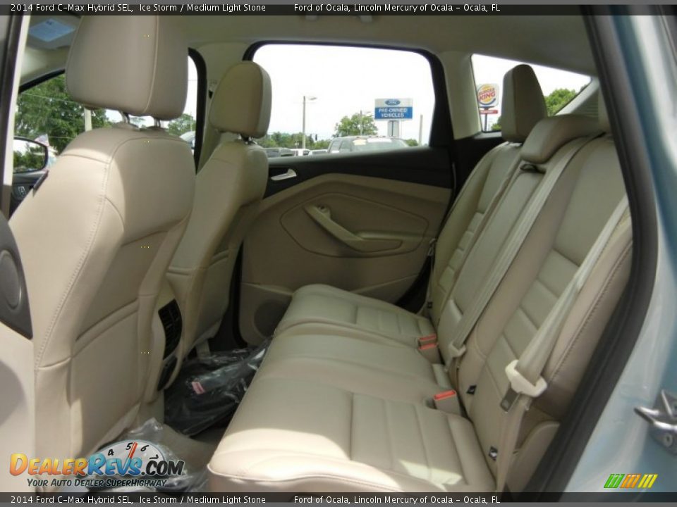 2014 Ford C-Max Hybrid SEL Ice Storm / Medium Light Stone Photo #8