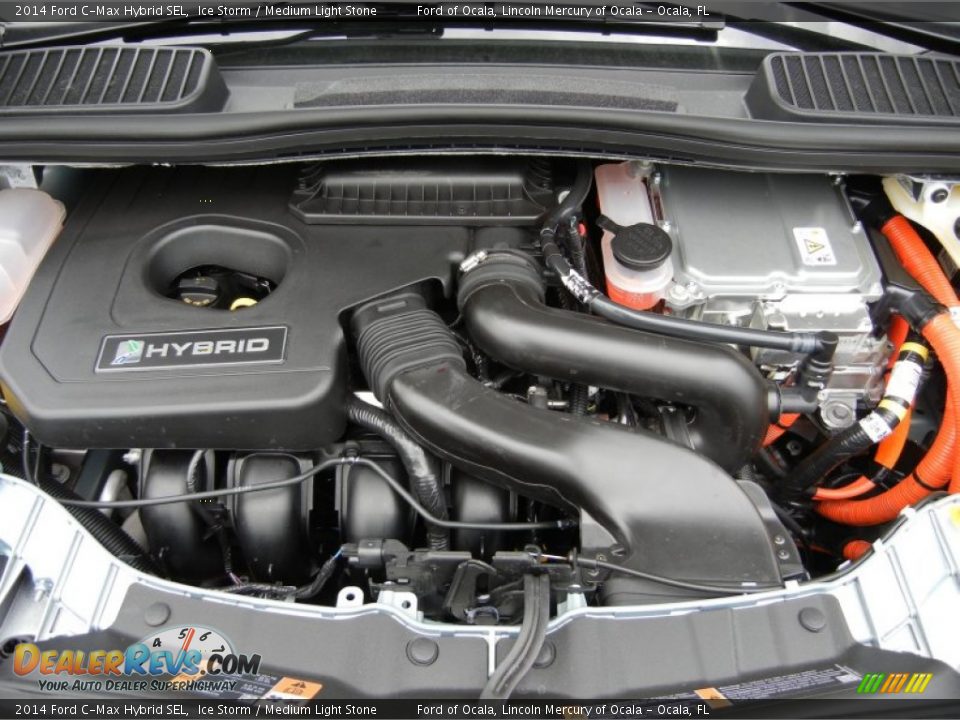 2014 Ford C-Max Hybrid SEL 2.0 Liter Atkinson-Cycle DOHC 16-Valve 4 Cylinder Gasoline/Electric Hybrid Engine Photo #13