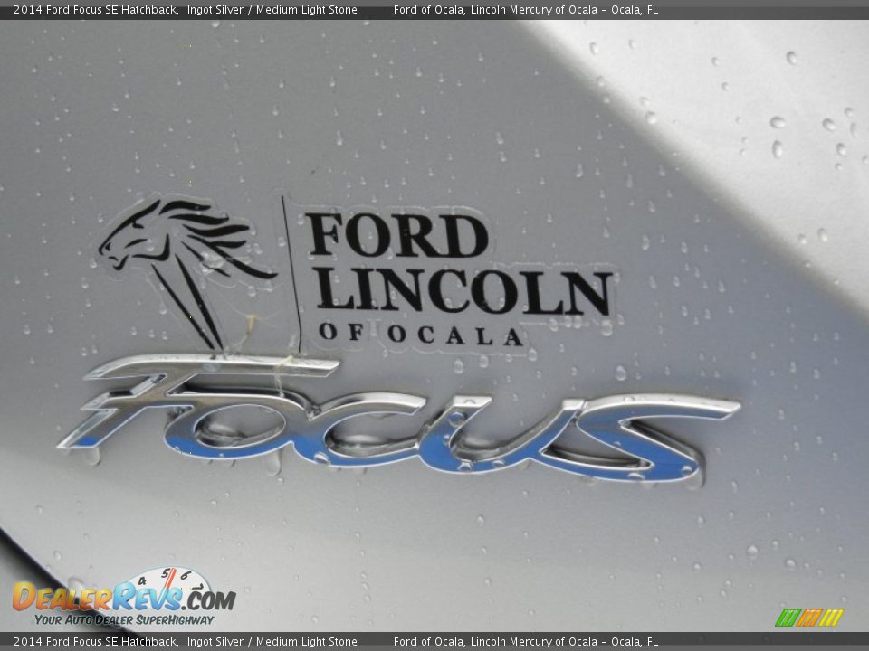 2014 Ford Focus SE Hatchback Ingot Silver / Medium Light Stone Photo #4
