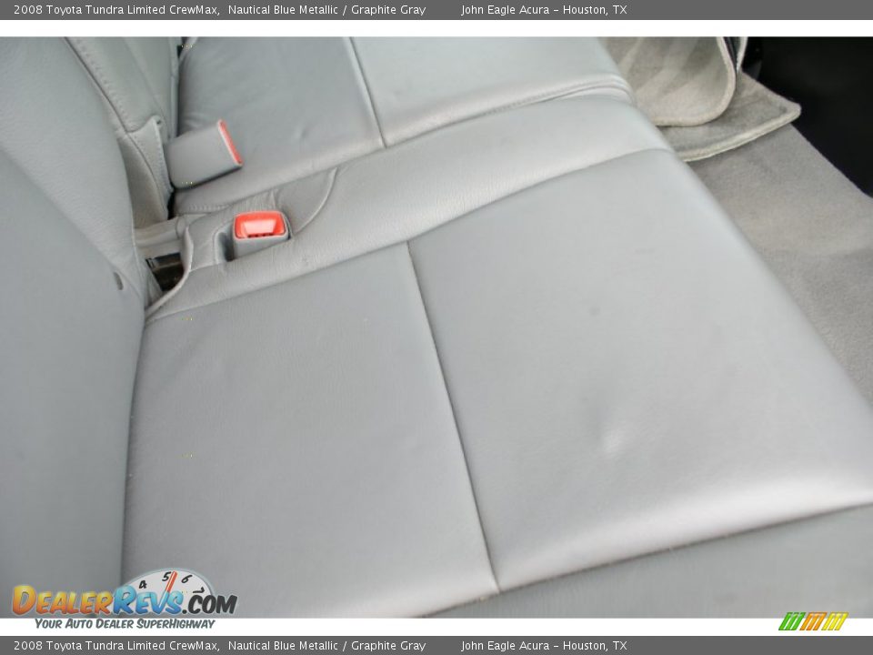 2008 Toyota Tundra Limited CrewMax Nautical Blue Metallic / Graphite Gray Photo #21