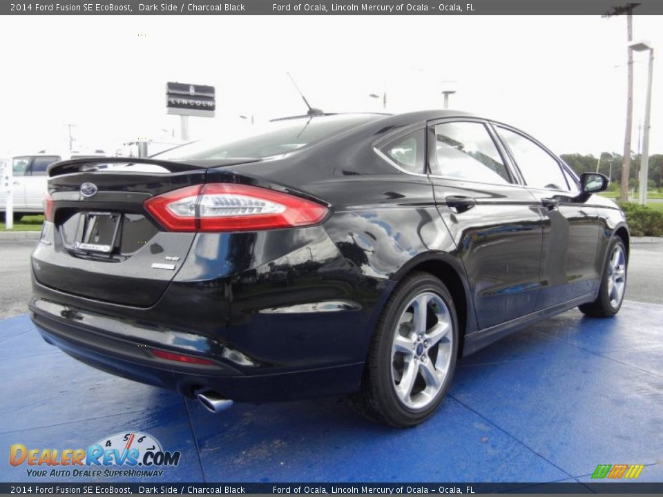 2014 Ford Fusion SE EcoBoost Dark Side / Charcoal Black Photo #3