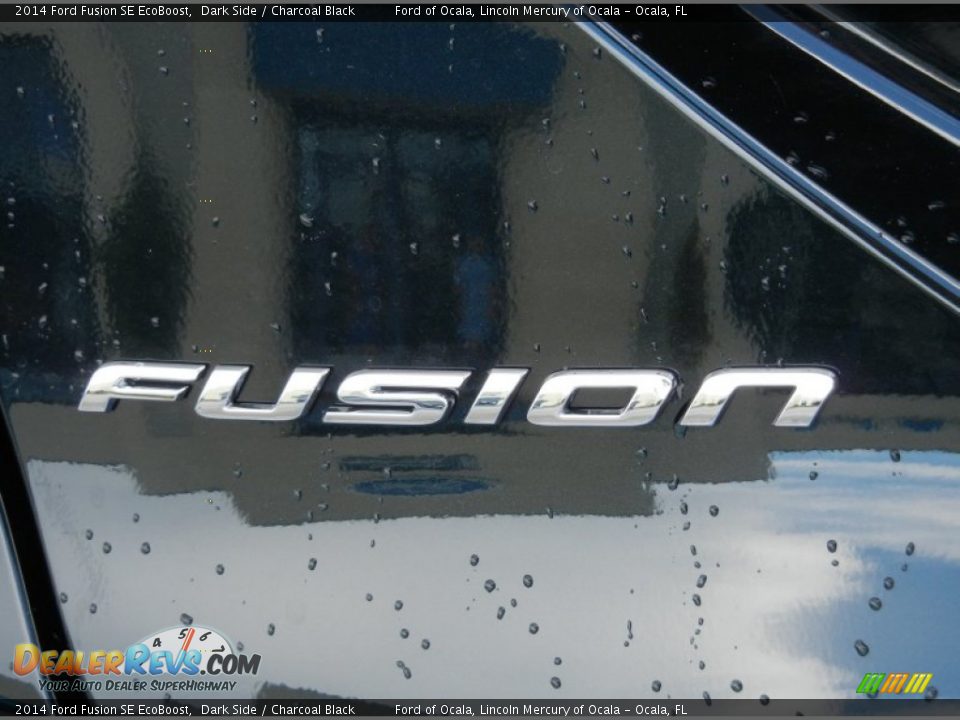 2014 Ford Fusion SE EcoBoost Dark Side / Charcoal Black Photo #4