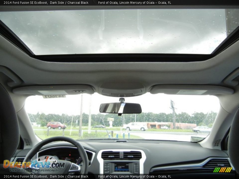 2014 Ford Fusion SE EcoBoost Dark Side / Charcoal Black Photo #8