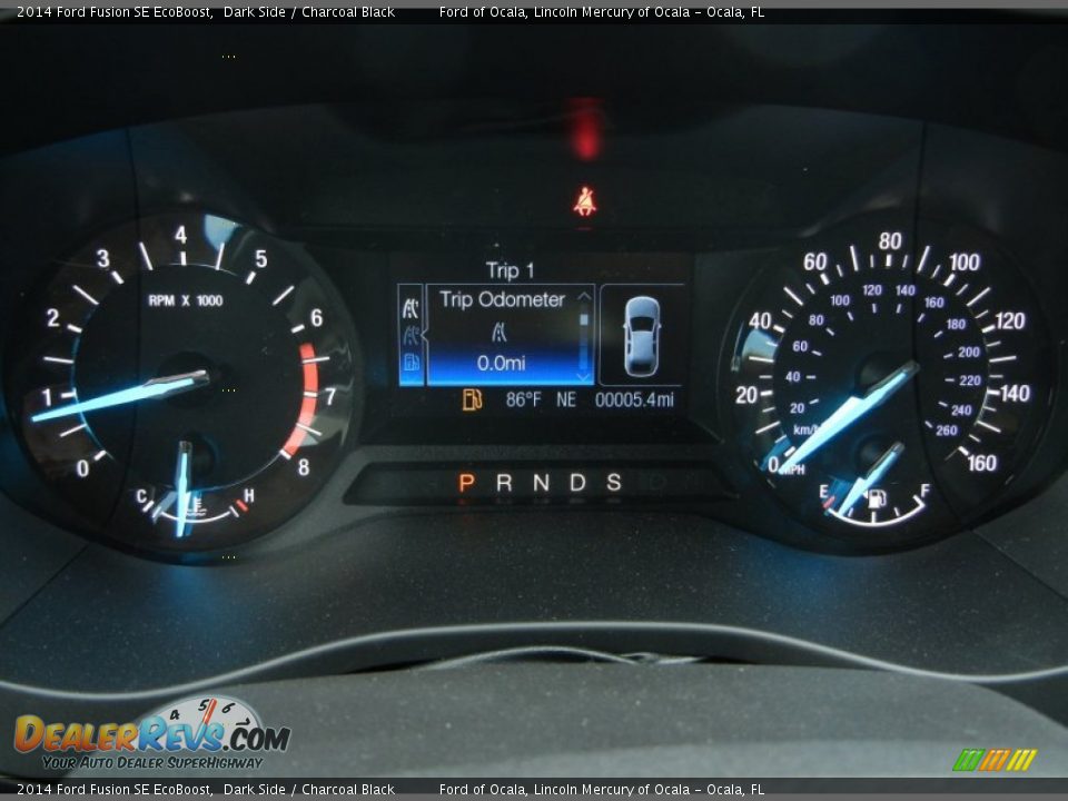 2014 Ford Fusion SE EcoBoost Dark Side / Charcoal Black Photo #10