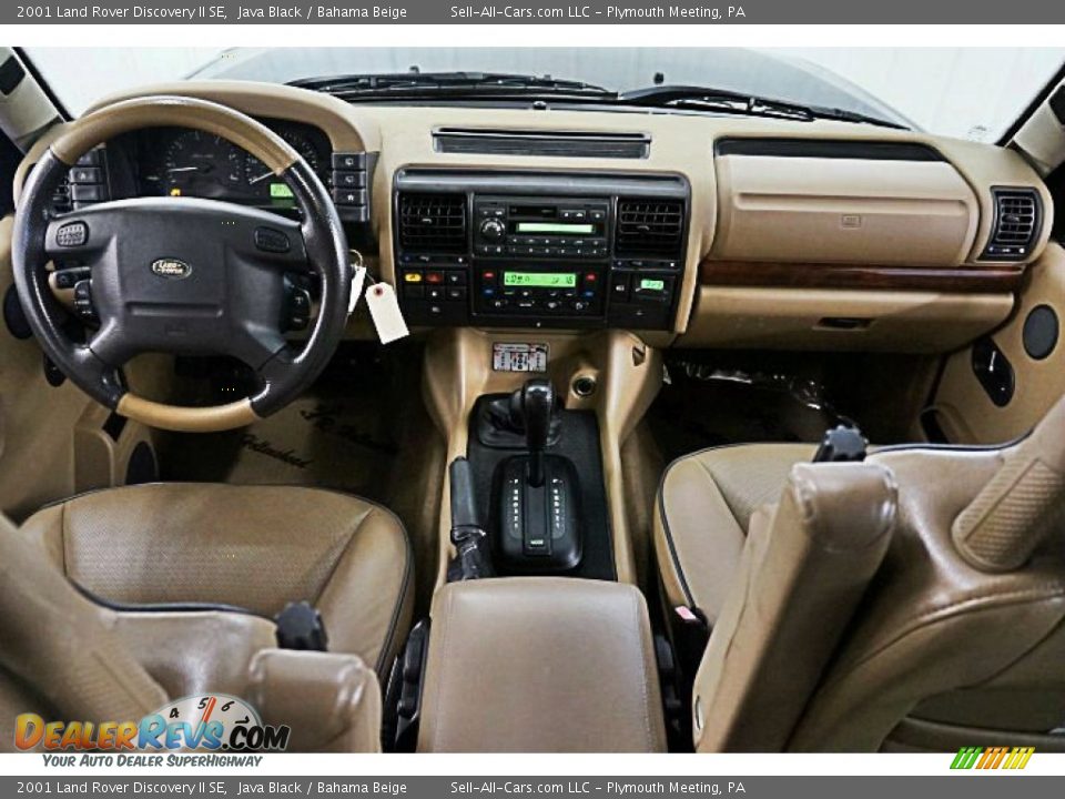 2001 Land Rover Discovery II SE Java Black / Bahama Beige Photo #8