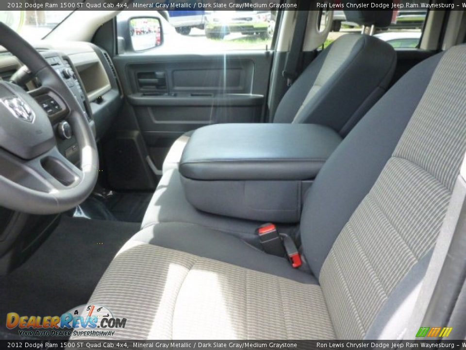 2012 Dodge Ram 1500 ST Quad Cab 4x4 Mineral Gray Metallic / Dark Slate Gray/Medium Graystone Photo #11