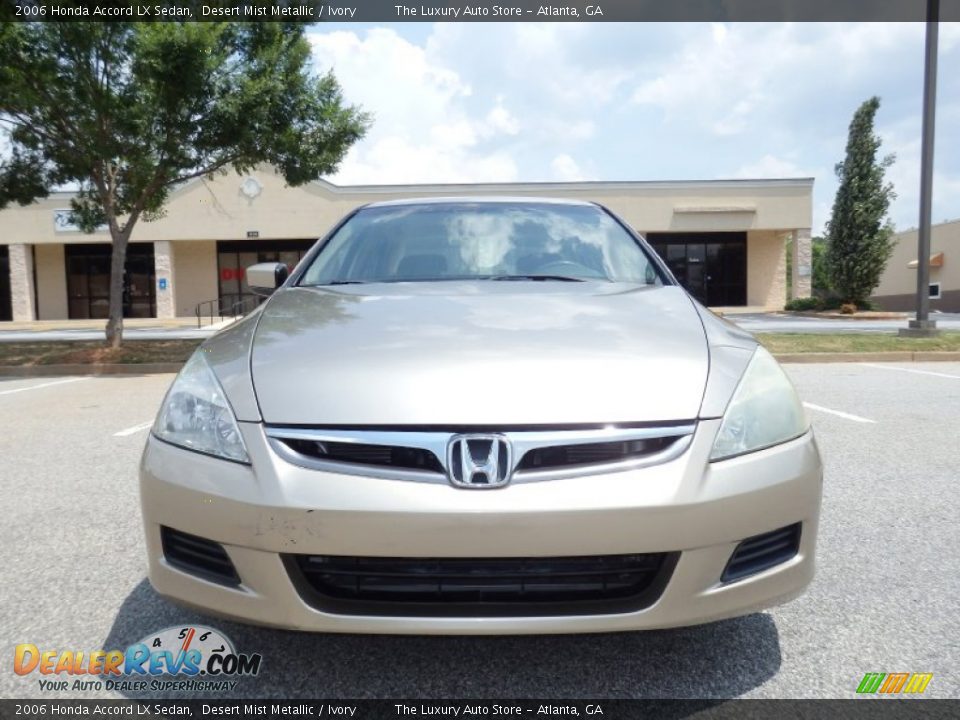 2006 Honda Accord LX Sedan Desert Mist Metallic / Ivory Photo #2