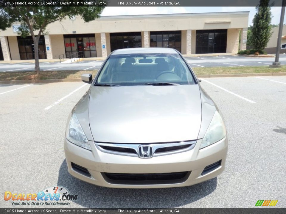 2006 Honda Accord LX Sedan Desert Mist Metallic / Ivory Photo #3