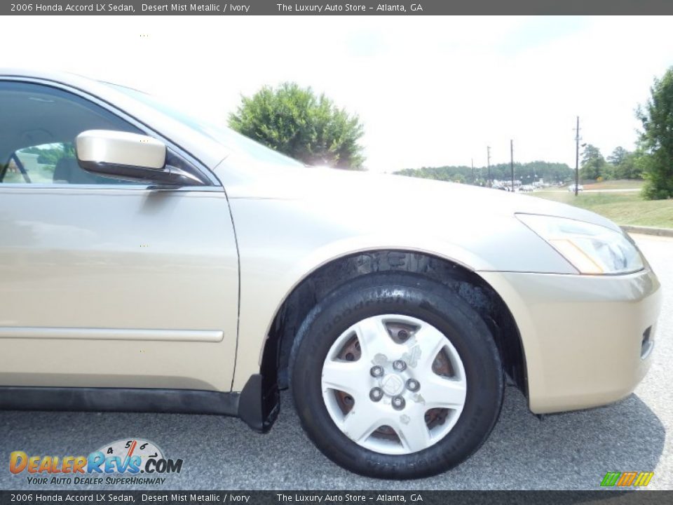 2006 Honda Accord LX Sedan Desert Mist Metallic / Ivory Photo #9