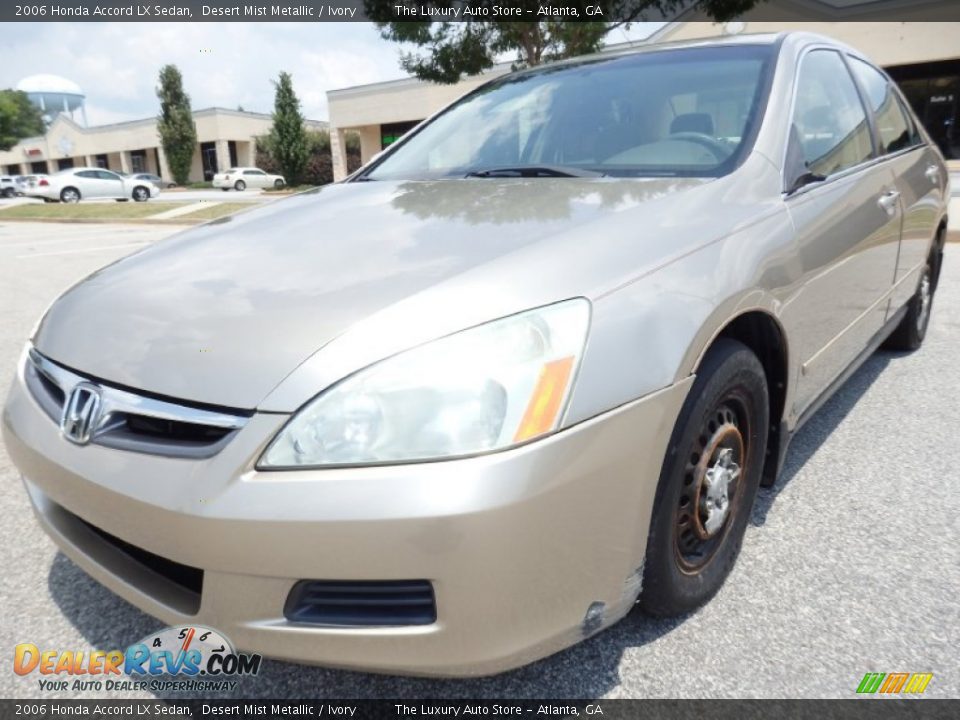 2006 Honda Accord LX Sedan Desert Mist Metallic / Ivory Photo #18