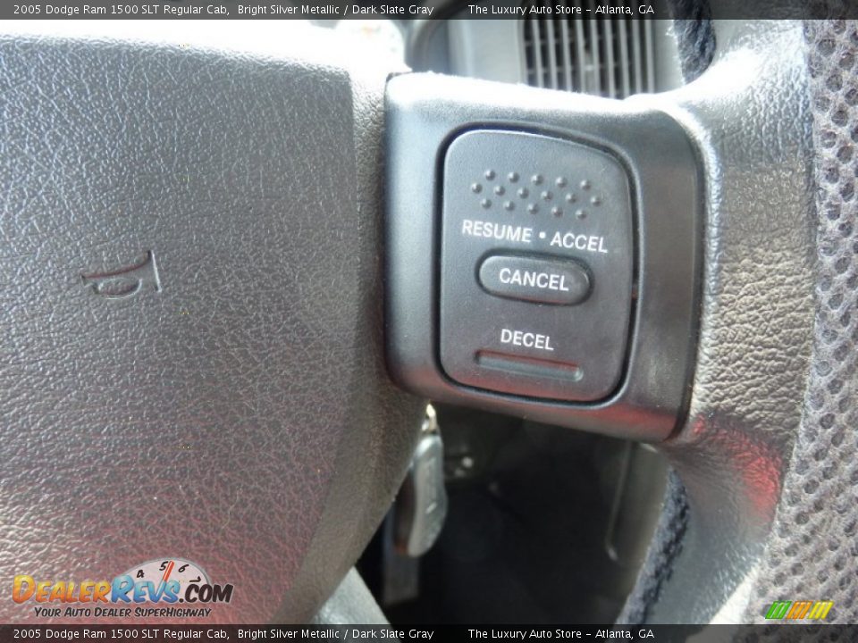 2005 Dodge Ram 1500 SLT Regular Cab Bright Silver Metallic / Dark Slate Gray Photo #33