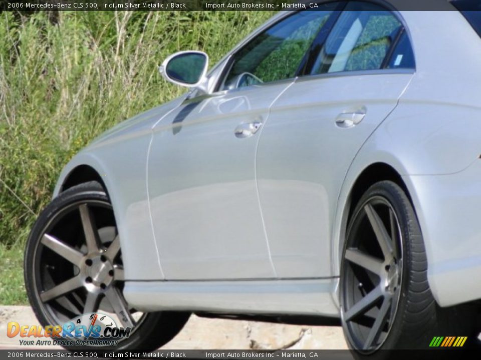2006 Mercedes-Benz CLS 500 Iridium Silver Metallic / Black Photo #15