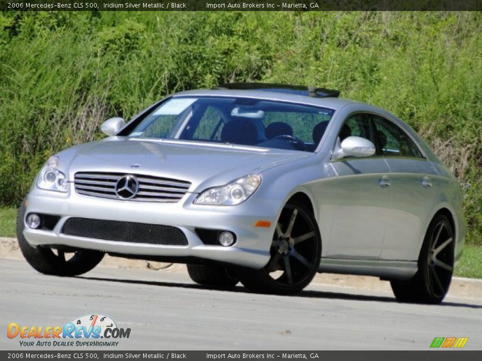 2006 Mercedes-Benz CLS 500 Iridium Silver Metallic / Black Photo #17