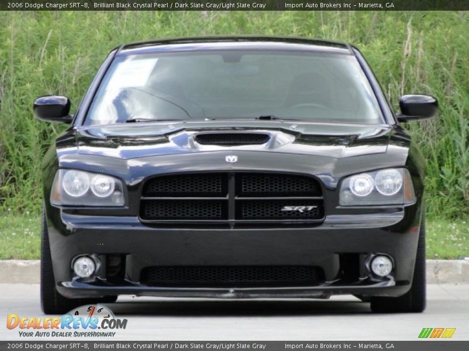 2006 Dodge Charger SRT-8 Brilliant Black Crystal Pearl / Dark Slate Gray/Light Slate Gray Photo #6