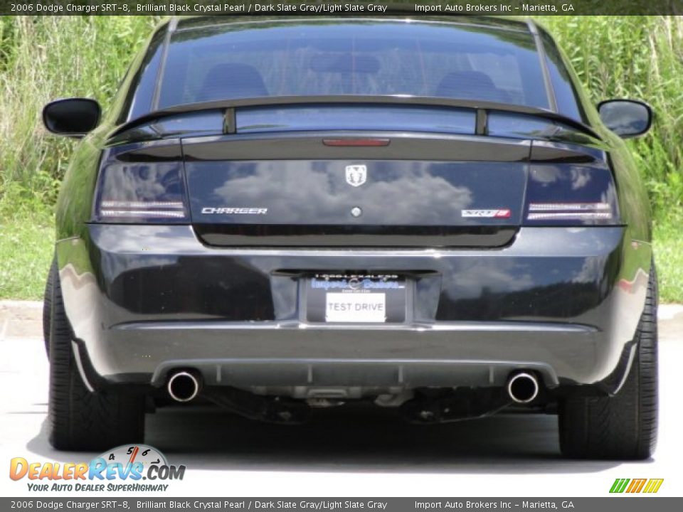 2006 Dodge Charger SRT-8 Brilliant Black Crystal Pearl / Dark Slate Gray/Light Slate Gray Photo #7