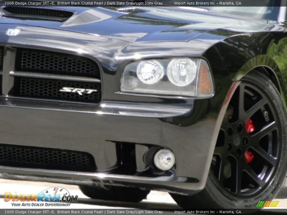 2006 Dodge Charger SRT-8 Brilliant Black Crystal Pearl / Dark Slate Gray/Light Slate Gray Photo #10