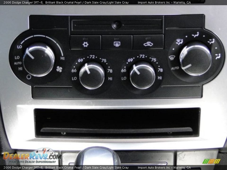 2006 Dodge Charger SRT-8 Brilliant Black Crystal Pearl / Dark Slate Gray/Light Slate Gray Photo #18