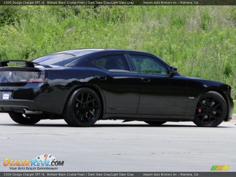 2006 Dodge Charger SRT-8 Brilliant Black Crystal Pearl / Dark Slate Gray/Light Slate Gray Photo #21