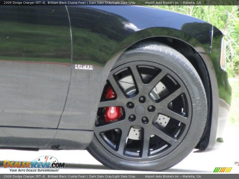 2006 Dodge Charger SRT-8 Brilliant Black Crystal Pearl / Dark Slate Gray/Light Slate Gray Photo #22